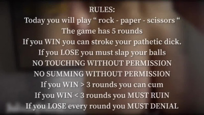 ADULT JOI - ROCK _ PAPER _ SCISSORS GAME