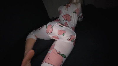 Homemade night sex filmed on the phone from an amateur couple.