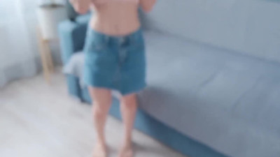 He pulled up my skirt and just fucked me in ass. CowGirl Lana