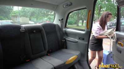 Fake Taxi  Brunette Air Stewardess Fucked in a Taxi FULL VIDEO