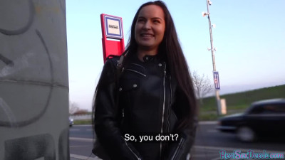 Teen4cash enjoys public POV BJ and pussyfuck outdoor