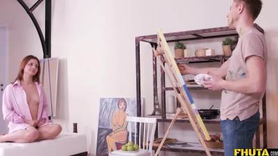 FHUTA - Lila West Gets A Nice Anal Reward After Painting Her
