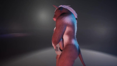 Furry cow milks ranger