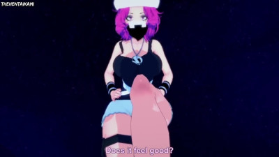 Hentai POV Feet Team Skull Grunt from Pokemon Captured You On The Roof!