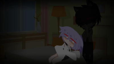 my first video My friend threw me in the bedroom.