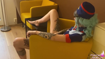 Cosplay Deep Sucking and Anal Sex after Hunting Pokemon