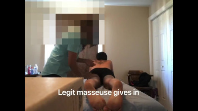 Legit Massage Pink Lady Gives in to Monster Cock 1st Appointment part