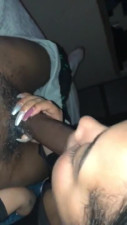 black girls gives the best sloppy toppy