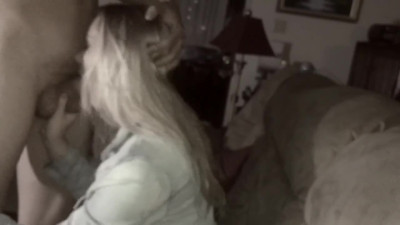 Sexy Blonde BlowJob/CumShot POV