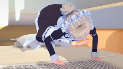 Sheffields Maid Duty - Azur Lane - 3D Hentai / Koikatsu