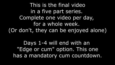 FGO Hentai JOI Gauntlet (5/5). The finale. (Kiara)