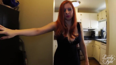PEEPING PAPERBOY creampies MILF Lady Fyre POV redhead