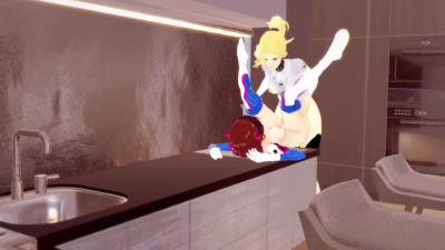 overwatch futa porn - Dva sex for breakfast