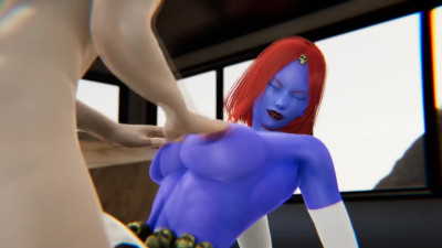X Men - Sex with Mystique - 3D Porn