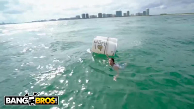 BANGBROS - Cuban Hottie, Vanessa Sky, Gets Rescued At Sea By Jmac