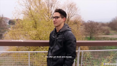 CZECH HUNTER 491 - Nerdy Twink Takes On A Massive Cock