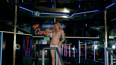 Erin Evelyn @ Candy Store Topless Bar Dancing On Pole