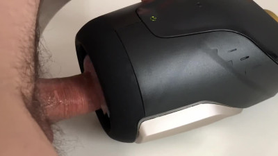 Fleshlight Launch milking me dry (with cumshot)