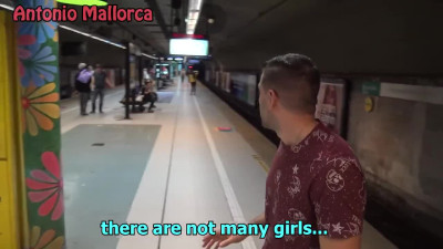 ME PILLO UNA FAN EN EL SUBTE DE ARGENTINA