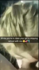 Why is your girlfriend on my snap?