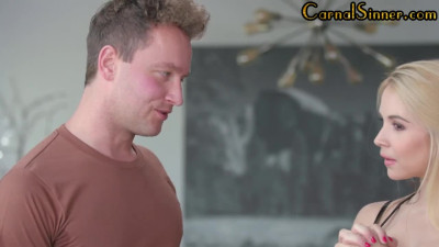 Busty stepmom masseuse riding taboo dick after rubdown