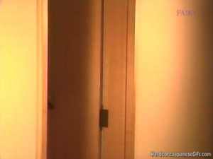 Cream covered asian babe licked