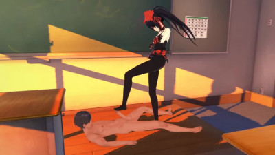 Date A Live - Kurumi Tokisaki footjob