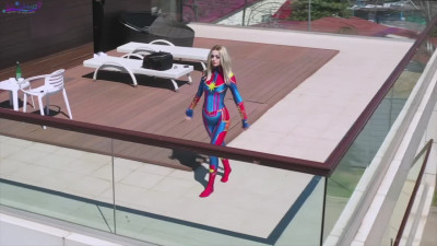 Avengers: Captain Marvel epic takes dick in her teen pussy SiaSiberia