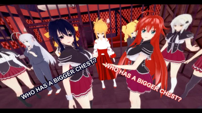 【HIGH SCHOOL DXD】【HENTAI ORGY FUTANARI 3D】
