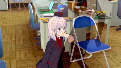 Girls und Panzer - Erika Itsumi 3D Hentai