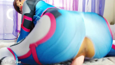 D.Va Loses a Bet and Gets Creampied | Felicia Vox