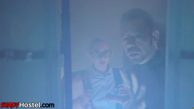 Sexy hostel bitch fucked in wet pussy by big white dick