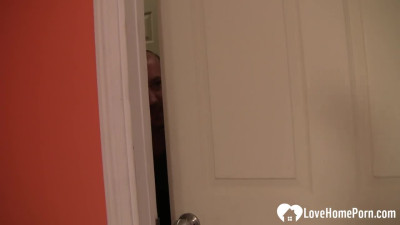 Drilling my babysitters tight cunt in hardcore fashion
