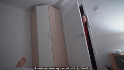 The Neighbor was looking for a Cream, and got my Cum on her Face