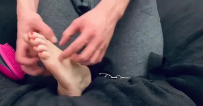 Foot Tickle Torture CRAZY LAUGH | LeeLerLove