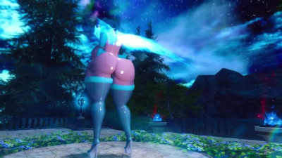 Skyrim THICC Vana Azure Moonlight Dance