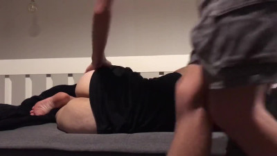 Teen Wakes up MILF for Rough Sex and Creampie