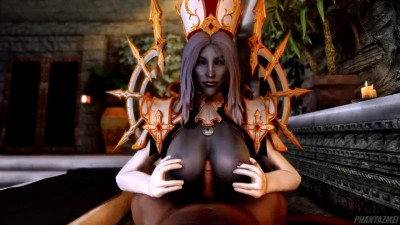 (POV) THIS DARK ELF PRIESTESS WILL PLEASE YOU WITH HER PERFECT ASS FROM AN ISEKAI HENTAI