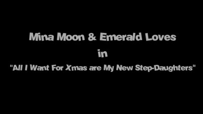 All I want for Xmas are my Tiny Asian Stepdaughters - Mina Moon - Emerald -