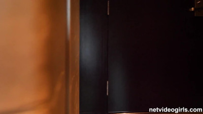 Shy Latina with Amazing Nautral D Titties Ends up ORGASMING like Crazy during her Audition