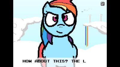 Banned from Equestria Daily Rainbow Dash Scene (Dubbed)