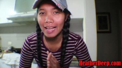 18 Week Pregnant Thai Teen Heather Deep Nurse Deepthroat Throatpie Creamtho