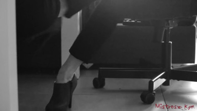 Femdom Wife Gets her Shoes and Feet Licked - Mistress Kym