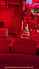 Briana Banderas in Bagdad Club in Barcelona