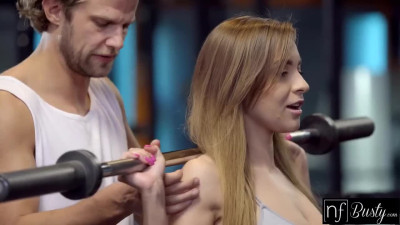 Busty Josephine Jackson Bounces her Tits on Big Dick Trainer in the Ring