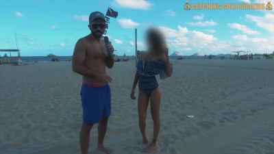 Skinny Brazilian Teen Gets Fucked after a Beach Interview
