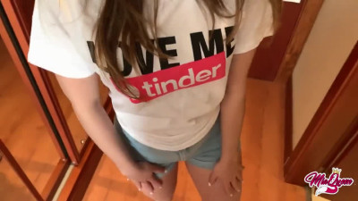 My Lucky Virgin Date Wanna knows how is Cum inside a Tight Pussy like mine