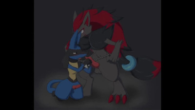 Gay Yiff Pokemon / Lucario x Riolu