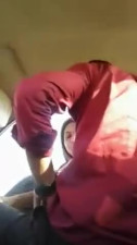 Indian Muslim Aunty having Fun in Car