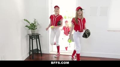 BFFS - Baseball Coach Gets Sucked off by three Horny Teens